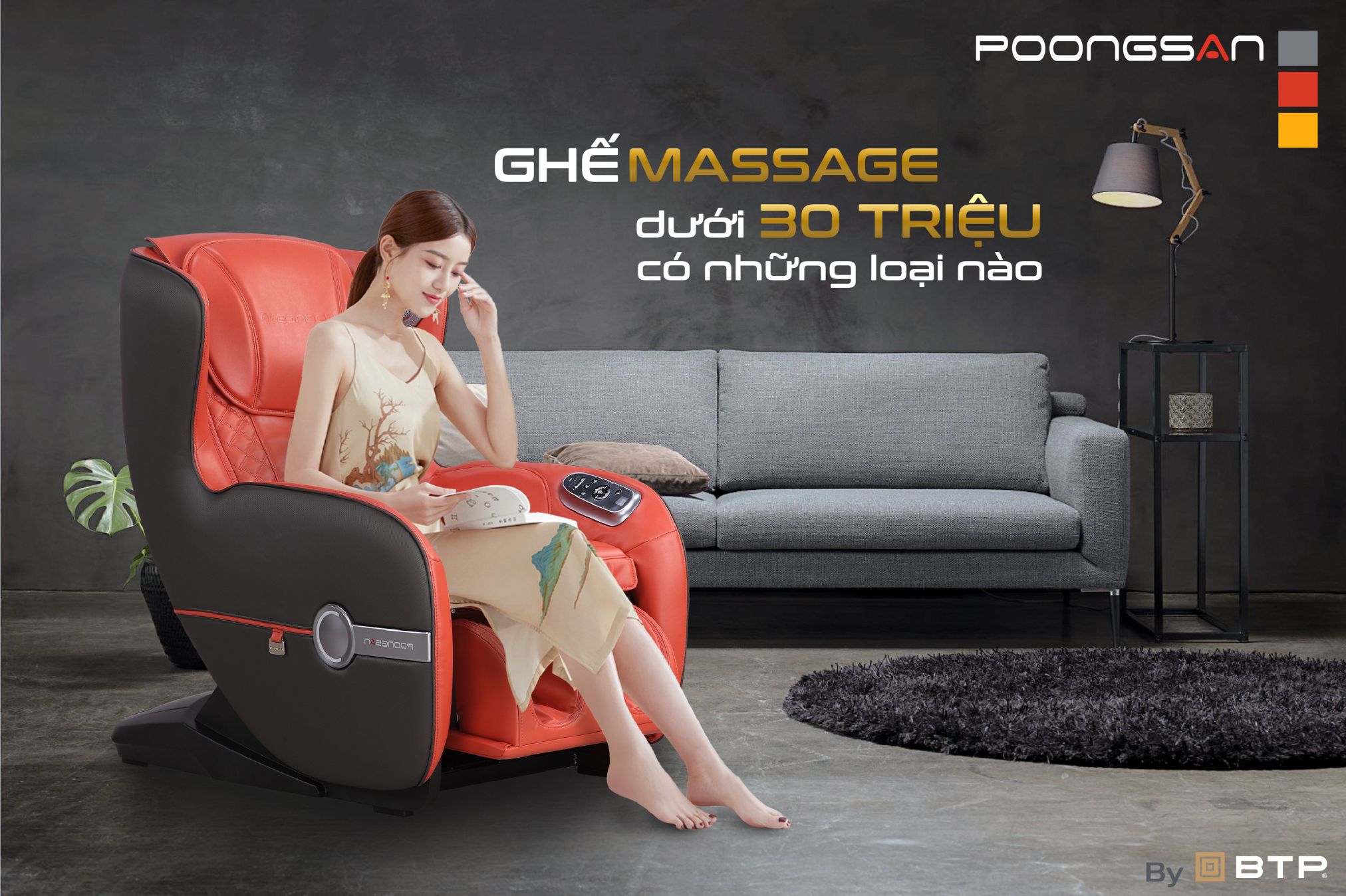 Ghế massage dưới 30 triệu nên chọn loại nào tốt nhất?